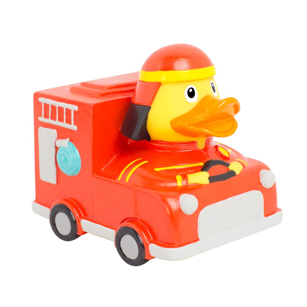 Pato de Goma Coche Bomberos