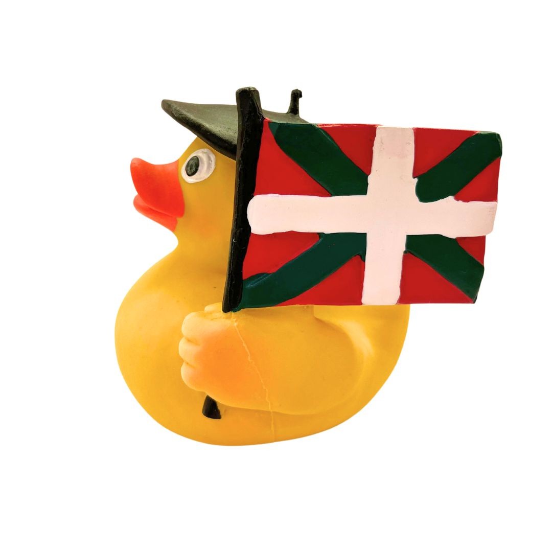 Pato de Goma Vasco Látex con Txapela Pato de Goma Vasco Látex con Txapela