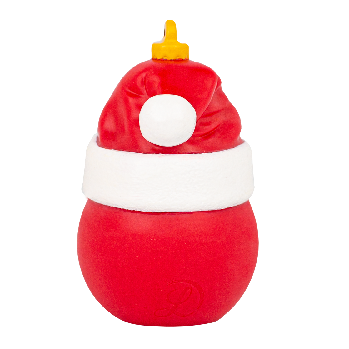 PATO DE GOMA BOLA CON GORRO PAPA NOEL