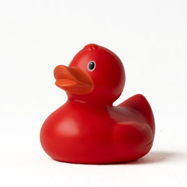 Pato de Goma Rojo