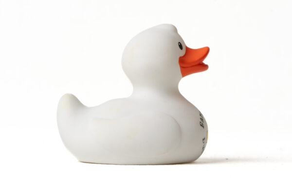 Pato de Goma Blanco Barcelona