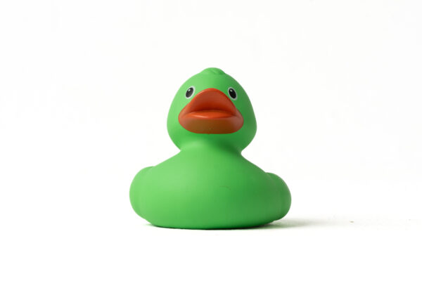 Pato de Goma Verde