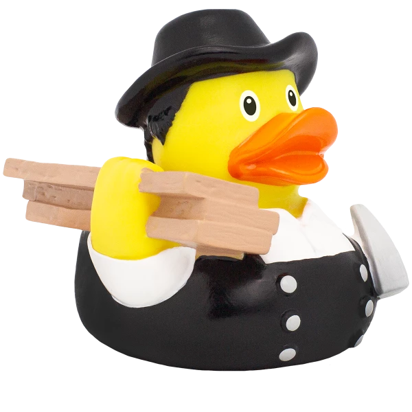 Pato de Goma Carpintero