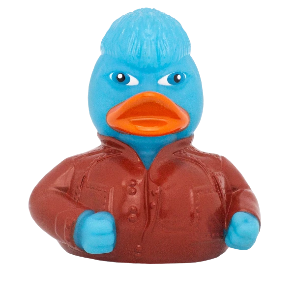 Pato de Goma Ju Azul