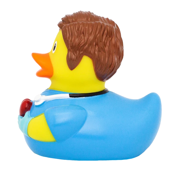 Pato de Goma Médico Corazón