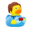 Pato de Goma Médico Corazón