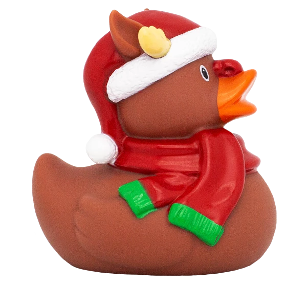 Pato de Goma Reno Navidad