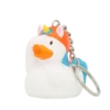 pato-llavero-dab-unicorn Pato Llavero DAB Unicorn blanco con cuerno amarillo y accesorio para llaves